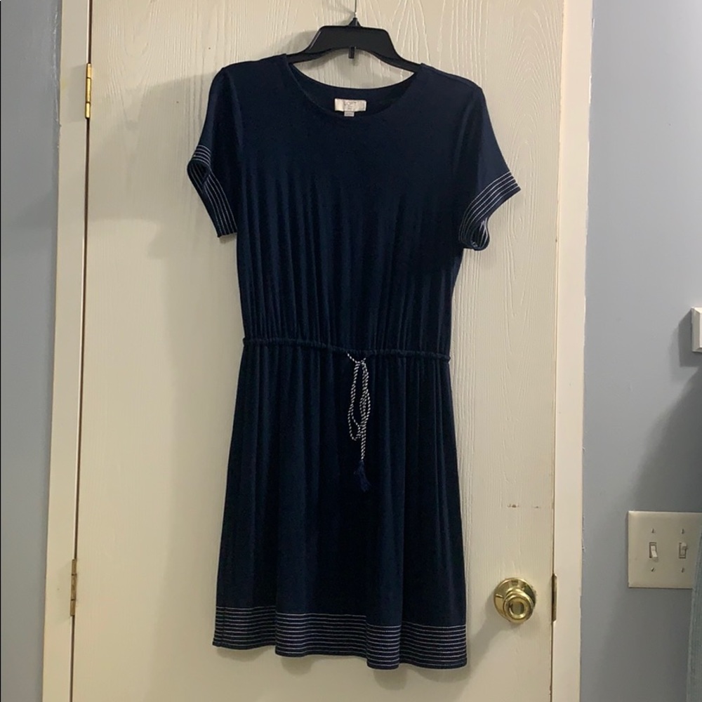 Navy Blue Spring/Summer Loft Dress